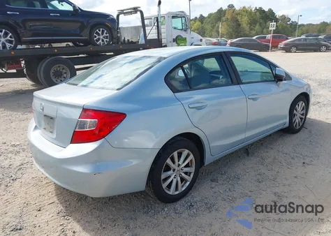 2012 Honda Civic Ex из США, поврежденный, VIN 19XFB2F87CE072161